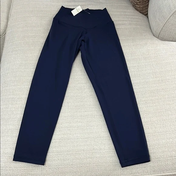 Aerie Navy Crossover High-Rise Leggings - Picture 2 of 4